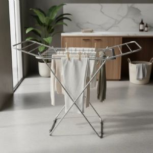 Varal De Chão Com Abas 1,86x0,90x0,56 Em Alumínio